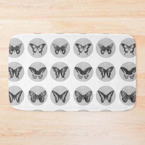 Item preview, Vintage BUTTERFLIES mega sticker pack monochrome edition designed and sold by Naumovski.