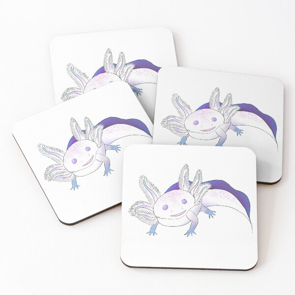 Item preview, Galaxy Axolotl White designed and sold by Rosie June.