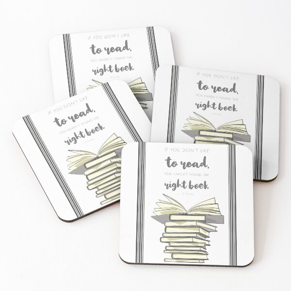 Item preview, Books - Don't Like to Read Quote designed and sold by ladyfacecreates.