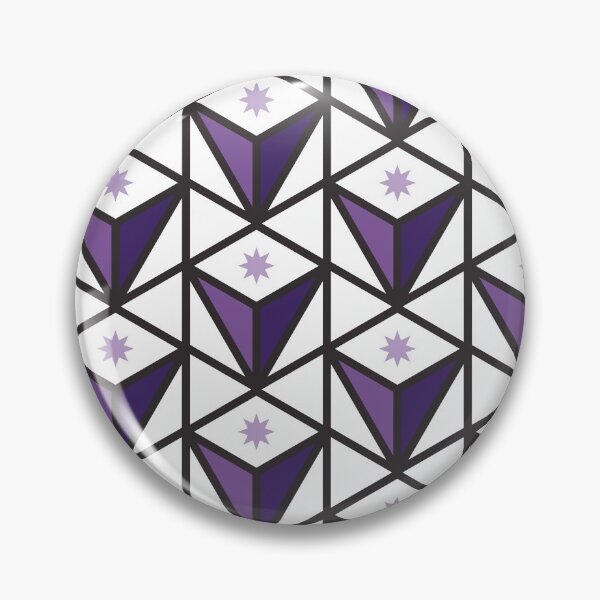 Item preview, Reverse Pyramid Star Pattern – Purple & Lilac designed and sold by RoguePatterns.