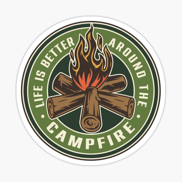 Item preview, Life Is Better Around The Campfire designed and sold by Vector Scout Lab.