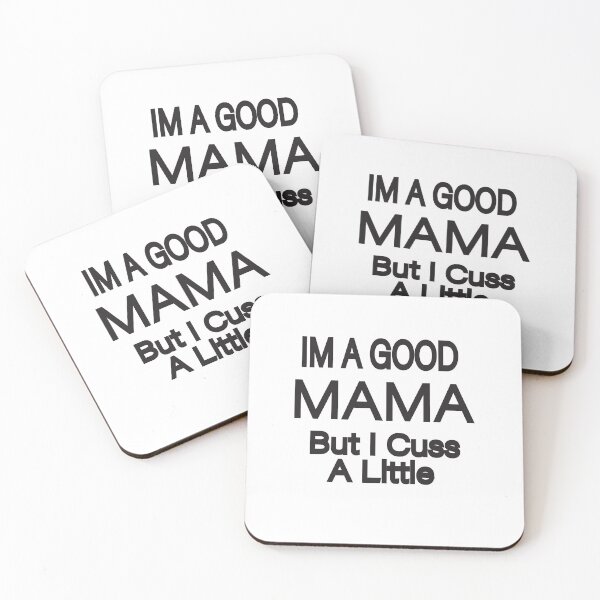 Artikelvorschau, Ich bin eine gute Mama, aber ich beschimpfe ein wenig Humor, das Geschenk-T-Shirt sagt entworfen und verkauft von alikassi.