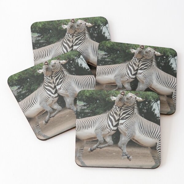 Item preview, Zebras Fighting designed and sold by The Suns Anvil.