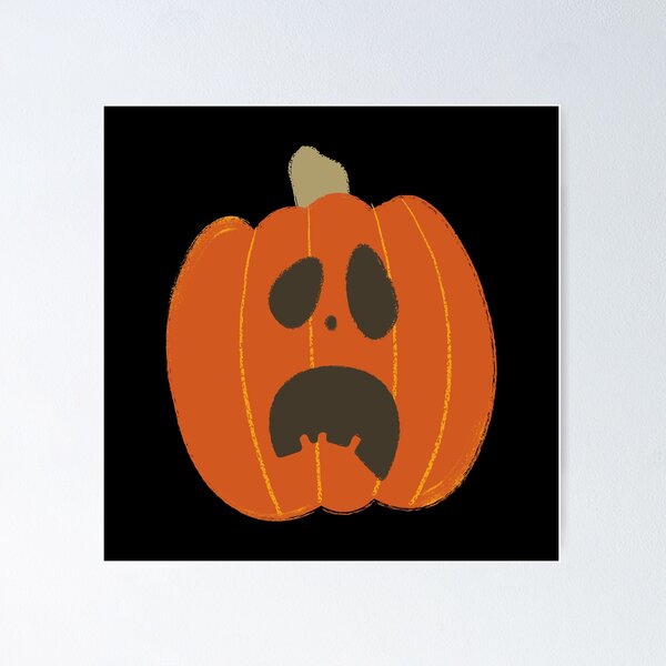Item preview, Scared Pumpkin designed and sold by ivStudio.