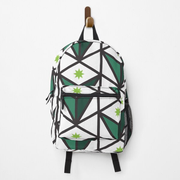 Item preview, Reverse Pyramid Star Pattern – Green designed and sold by RoguePatterns.