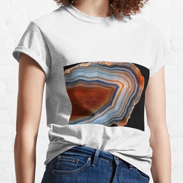 Layered agate geode 3163 Classic T-Shirt
