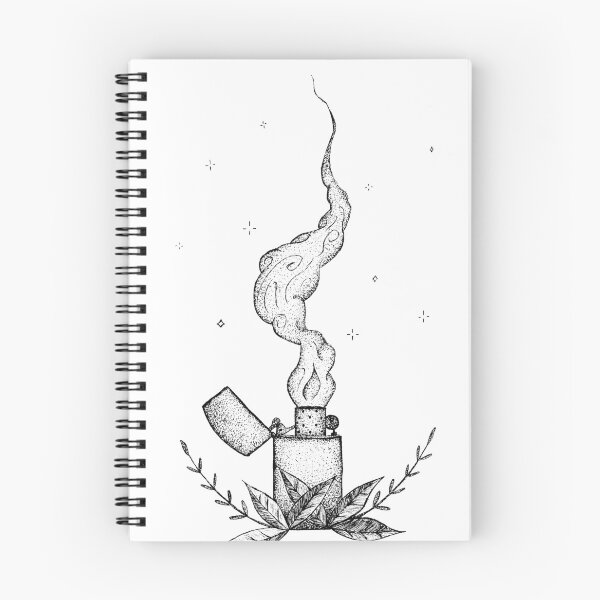 Item preview, Flaming Lighter, dotwork design, lighter tattoo designed and sold by VasilisLam.