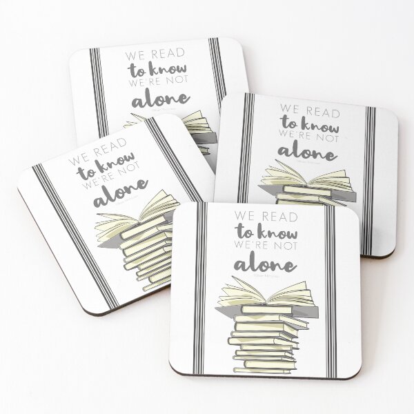 Item preview, Books - Not Alone Quote designed and sold by ladyfacecreates.