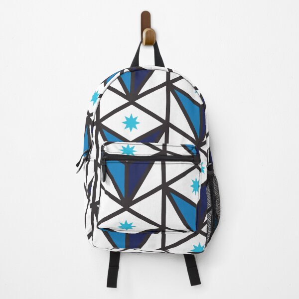 Item preview, Reverse Pyramid Star Pattern – Blue designed and sold by RoguePatterns.