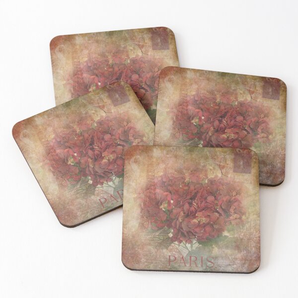 Item preview, Paris Vintage Painting Of Red Romantic Flowers Jetaime designed and sold by IZiets.