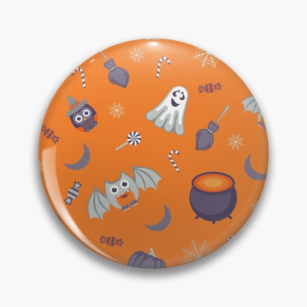 Item preview, Boo Bats Pumpkin Halloween Night Pattern Art  designed and sold by StarByAsem.