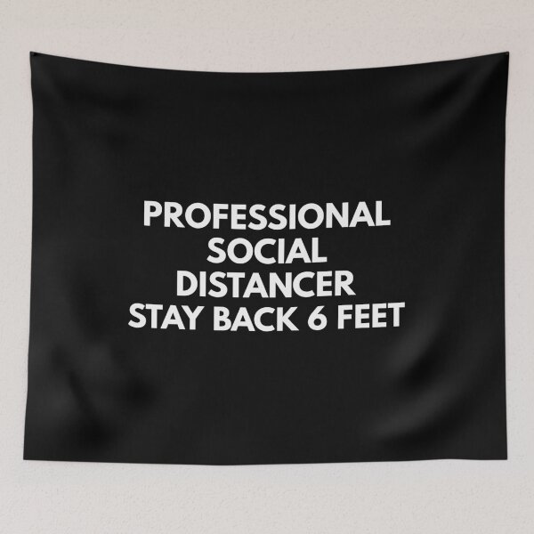 Item preview, Professional social distancer stay back 6 feet designed and sold by mographicdesign.