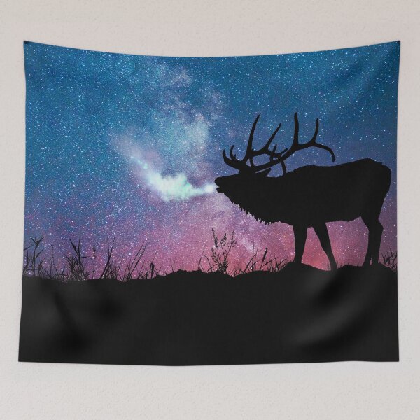 Item preview, Las estrellas de la noche de Reno Alaska ven un éxito de ventas brillante Tela decorativa designed and sold by August-E.