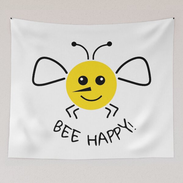 Item preview, Bee happy Cute bee smile designed and sold by Tanja Dianova.
