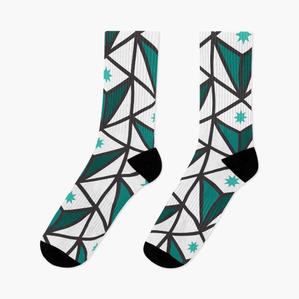 Item preview, Reverse Pyramid Star Pattern – Teal designed and sold by RoguePatterns.