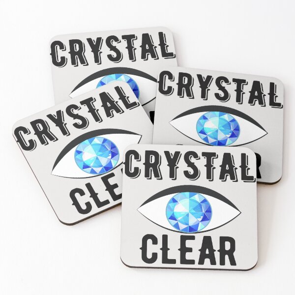 Item preview, Crystal clear / off-white designed and sold by awesomecrystals.