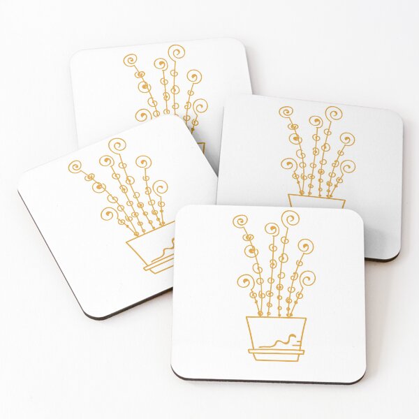 Item preview, Minimalist swirly flowers designed and sold by domdjs4239.