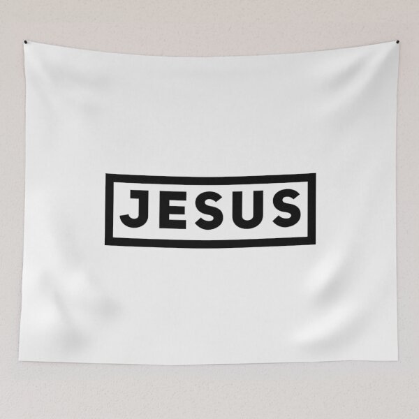 Item preview, Jesus in Black Rectangular Edge designed and sold by bugtalk.