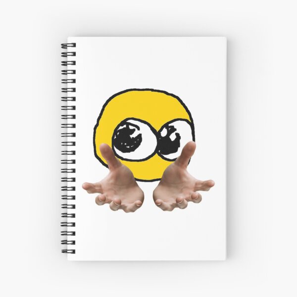 blushhhhh - adorable cursed emoji Spiral Notebook for Sale by