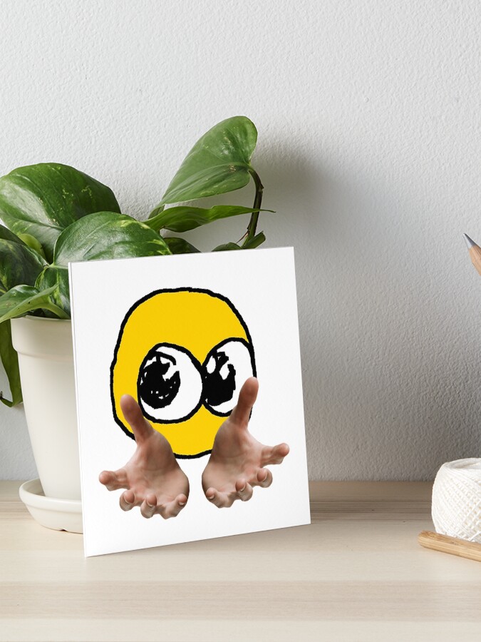 Sad cursed emoji Sticker for Sale by jenmish