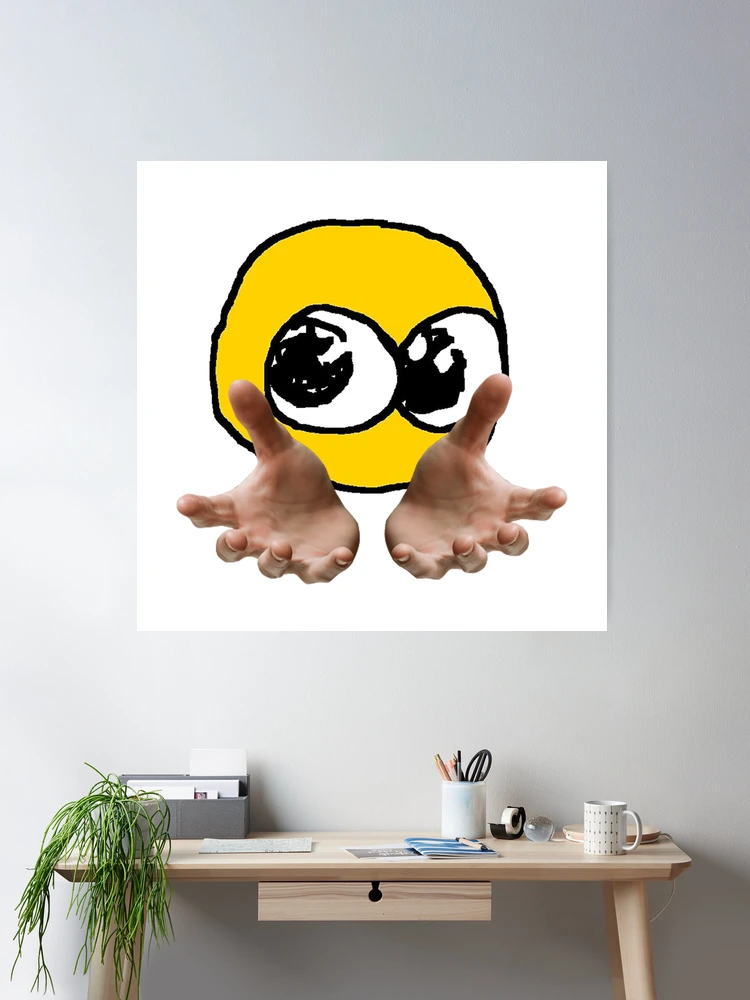 Cursed Emoji Crying Posters for Sale