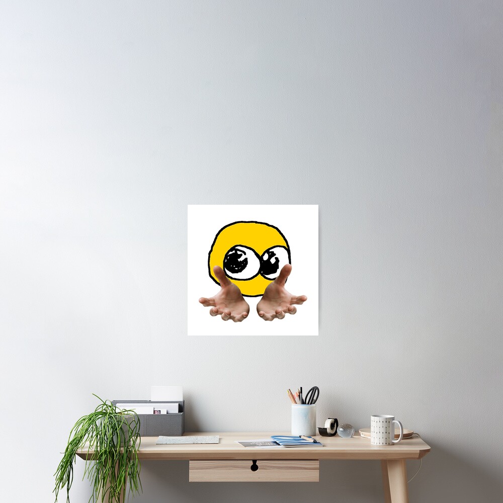 Cursed emoji  Art Print for Sale by M K