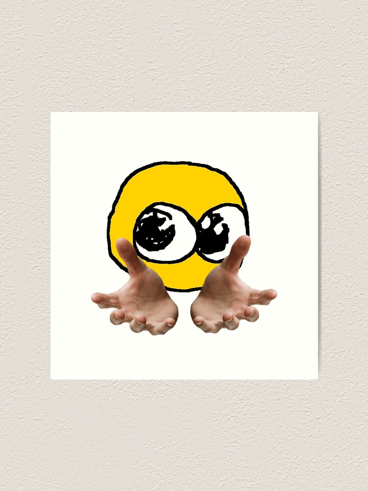 Cursed emoji  Art Print for Sale by M K