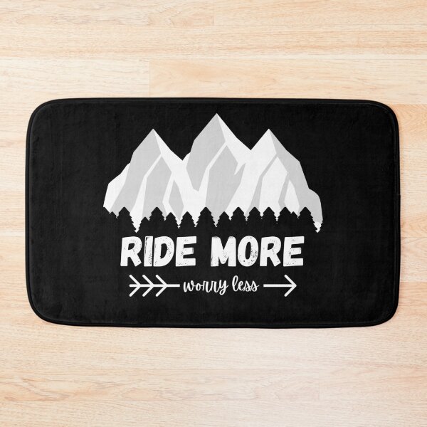 Item preview, Ride more worry less mountain bike designed and sold by CrownsStore.