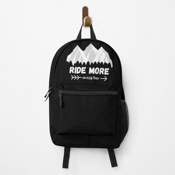 Item preview, Ride more worry less mountain bike designed and sold by CrownsStore.
