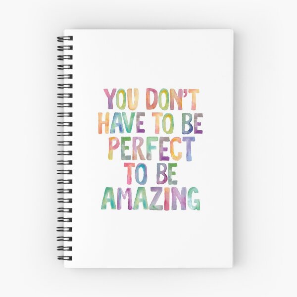 Item preview, You Don't Have to Be Perfect to Be Amazing designed and sold by MotivatedType.