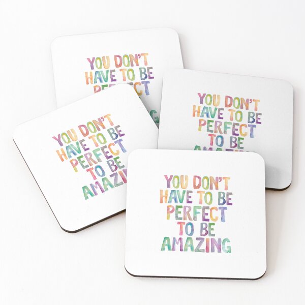 Item preview, You Don't Have to Be Perfect to Be Amazing designed and sold by MotivatedType.