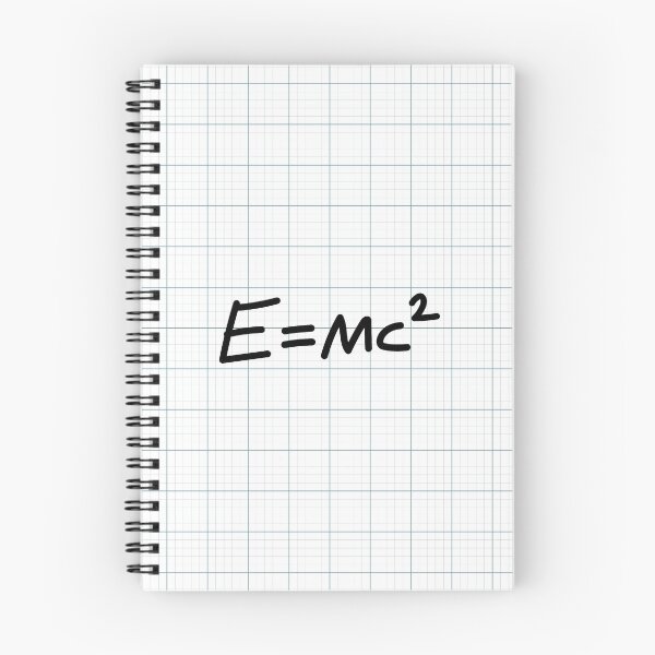 Item preview, E=mc2 Graph Paper designed and sold by OldDannyBrown.