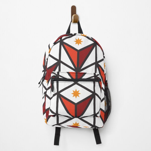 Item preview, Reverse Pyramid Star Pattern – Orange designed and sold by RoguePatterns.