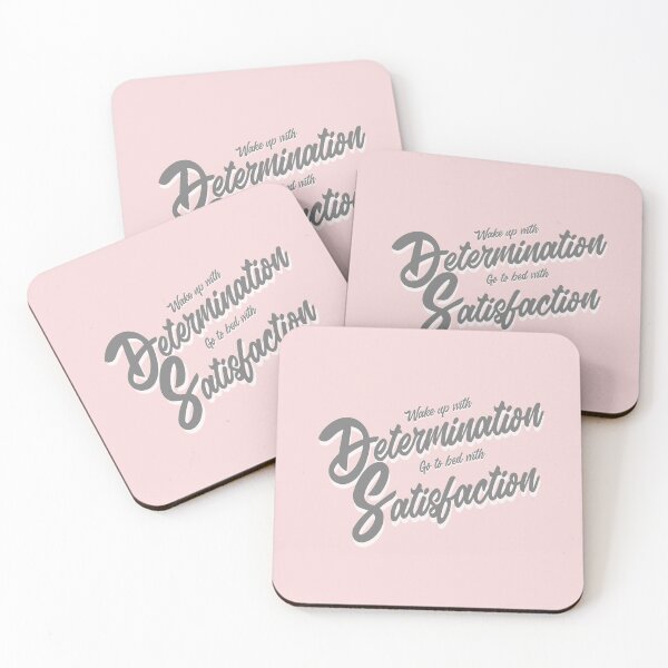 Item preview, WAKE UP WITH DETERMINATION, GO TO BED WITH SATISFACTION designed and sold by Cr1sV.