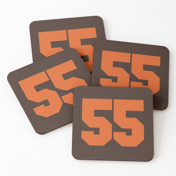 Item preview, 55 Number Cleveland Sports Fifty-Five Brown Jersey designed and sold by HelloFromAja.