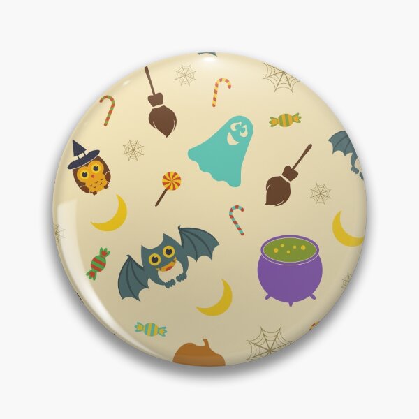 Item preview,  Boo Bats Pumpkin monkey Halloween Pattern Art  designed and sold by StarByAsem.