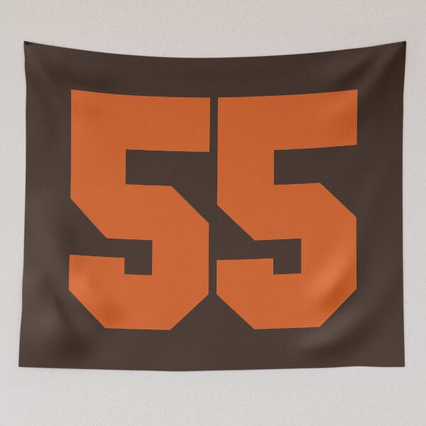 Item preview, 55 Number Cleveland Sports Fifty-Five Brown Jersey designed and sold by HelloFromAja.