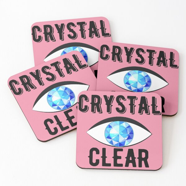 Item preview, Crystal clear / pastel pink designed and sold by awesomecrystals.