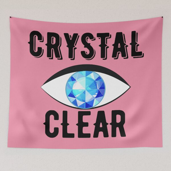 Item preview, Crystal clear / pastel pink designed and sold by awesomecrystals.