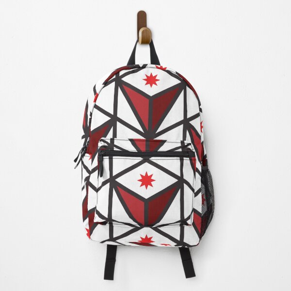 Item preview, Reverse Pyramid Star Pattern – Red designed and sold by RoguePatterns.