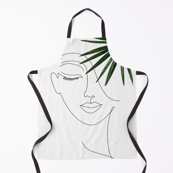 Item preview, Minimalist Face line art and Palm Leaf designed and sold by KA DESIGNS.