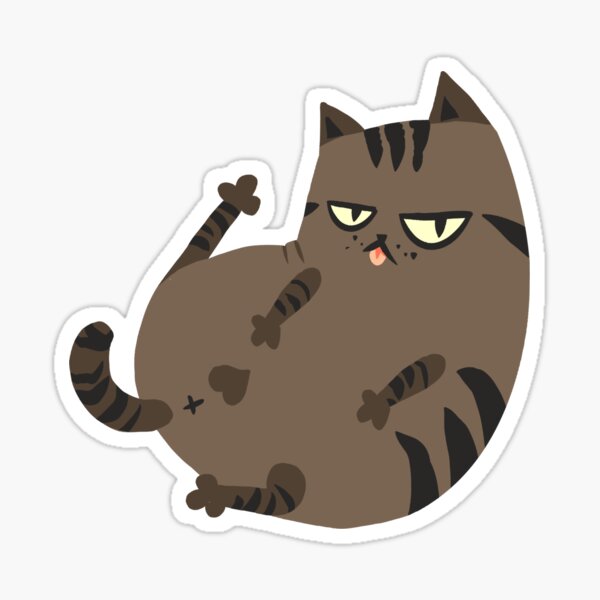Couch Cat Sticker