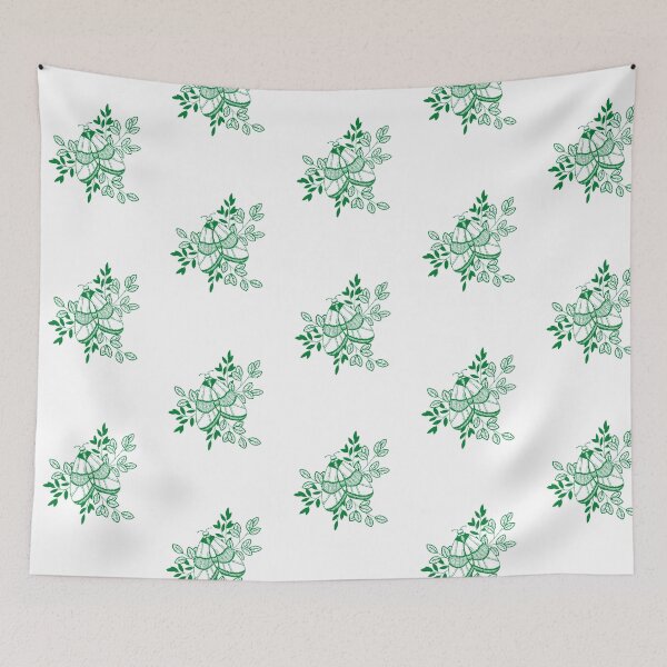 Item preview, Resting Green Moth on green leaves line drawing beautiful pattern for gifts & accessories designed and sold by OlsonPetDesigns.