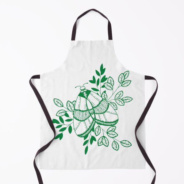 Item preview, Resting Green Moth on green leaves line drawing beautiful pattern for gifts & accessories designed and sold by OlsonPetDesigns.