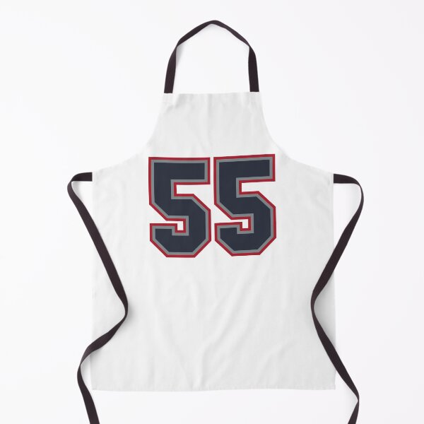 Item preview, 55 Navy Grey Red Sports Number Fifty-Five designed and sold by HelloFromAja.
