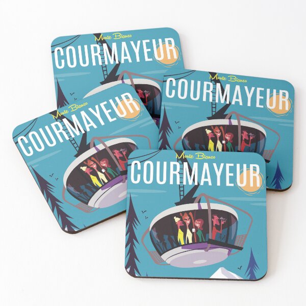 Item preview, Courmayeur poster designed and sold by GAGodel.