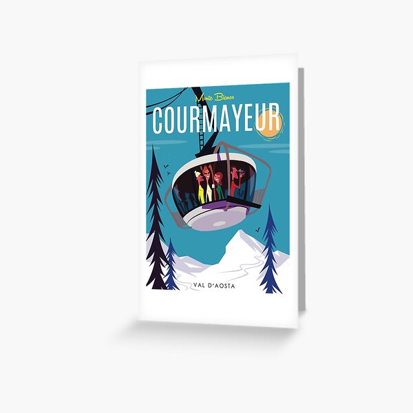 Artikel-Vorschau von Courmayeur-Plakat, designt und verkauft von GAGodel.