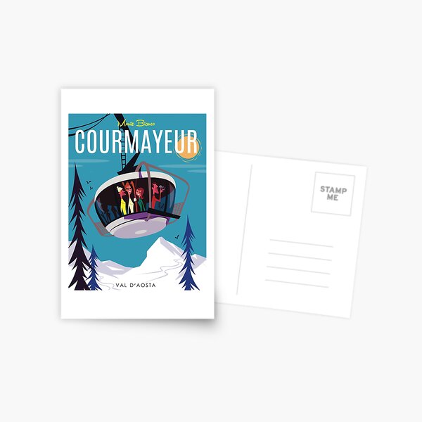 Item preview, Courmayeur poster designed and sold by GAGodel.