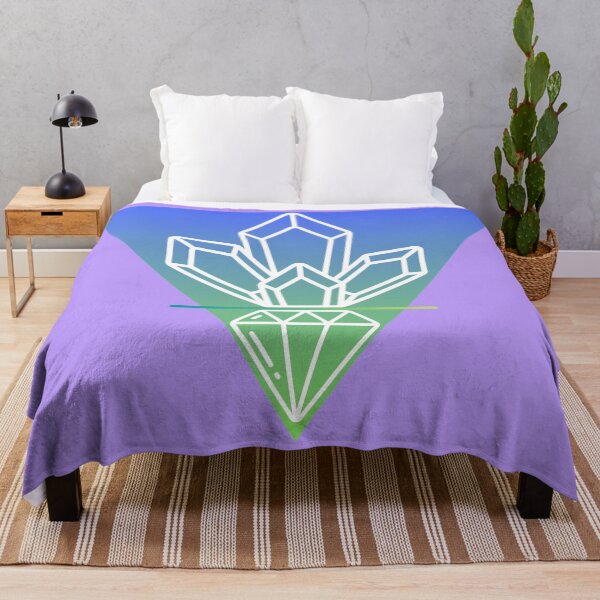 Item preview, Earth symbol with crystals / lavender designed and sold by awesomecrystals.