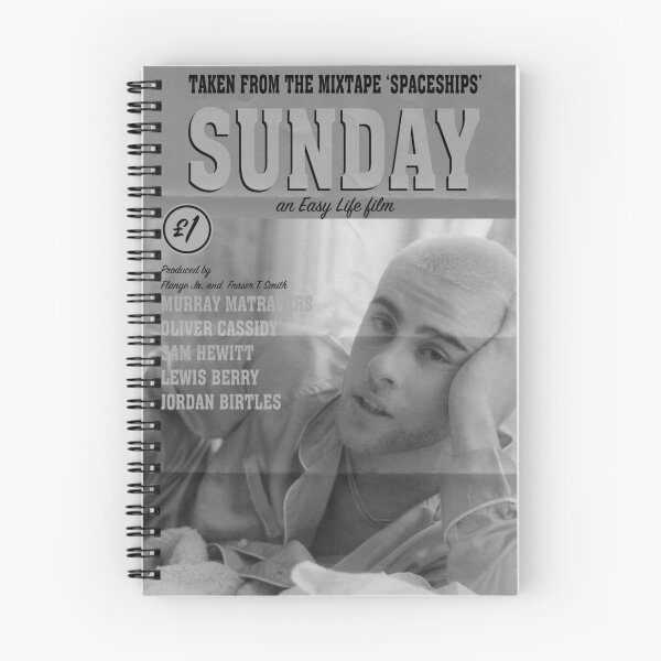 Item preview, Black and White Easy Life Sunday Poster designed and sold by tomphillips137.